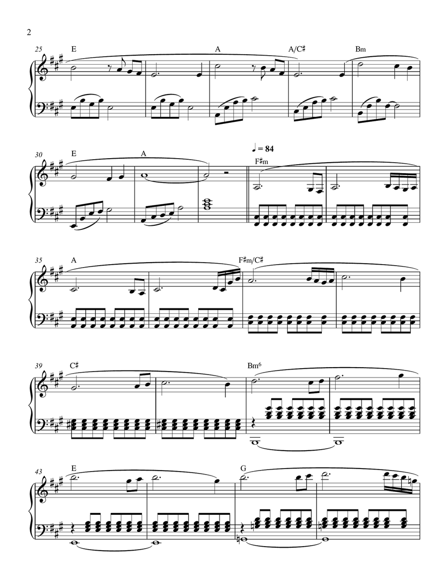 Winter In Morgins Winter In Morgins Piano Solo scores gallery preview page 2