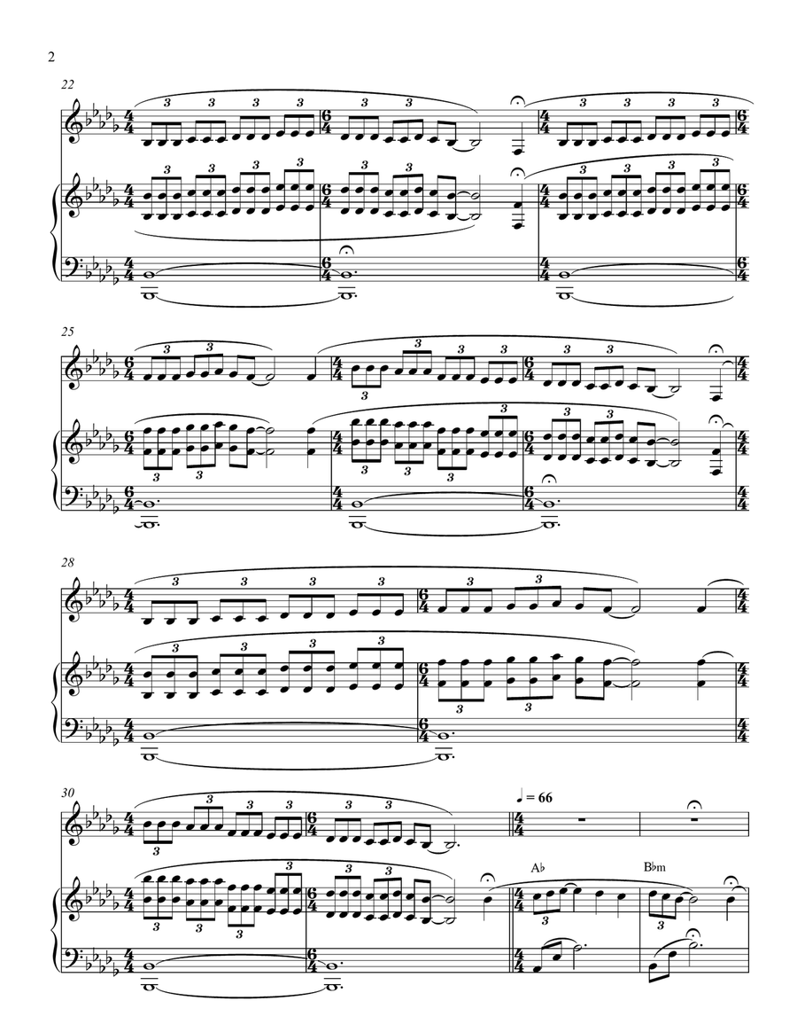 Nocturne Nocturne Voice scores gallery preview page 2