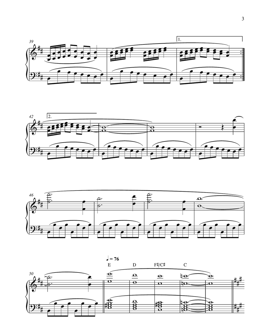 Time Machine Time Machine Piano Solo scores gallery preview page 3