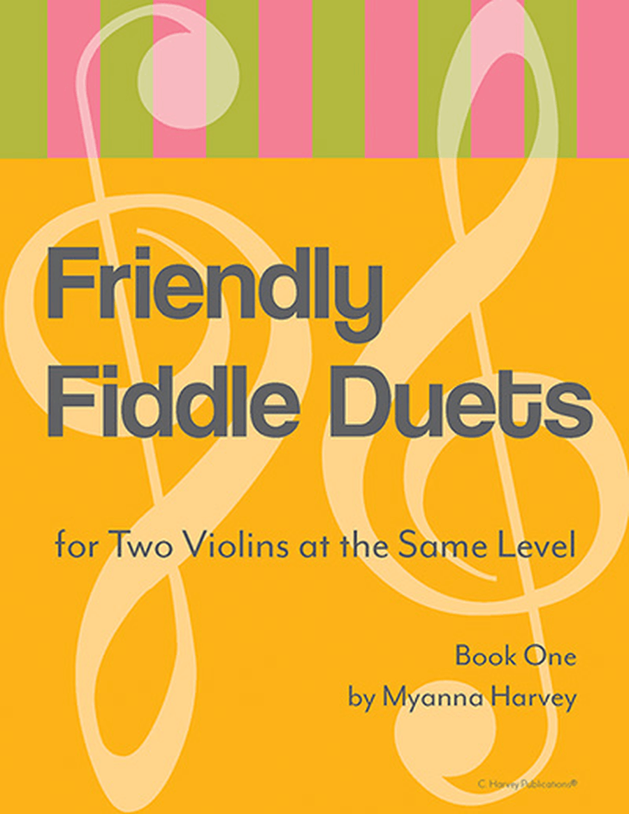 Friendly Fiddle Duets for Two Violins at the Same Level, Book One String Orchestra scores gallery preview page 1
