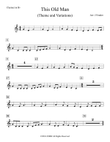 This Old Man (Theme and Variations)