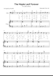 The Maple Leaf Forever - Cello & Piano in F Major With Chords & Lyrics