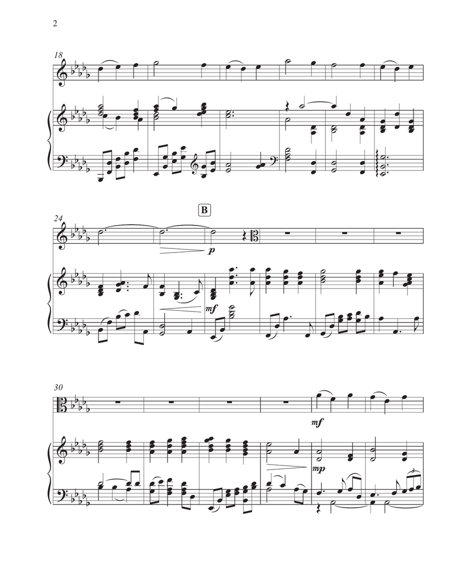In Humility Our Savior (Jesus, Once of Humble Birth) Chamber Music scores gallery preview page 2