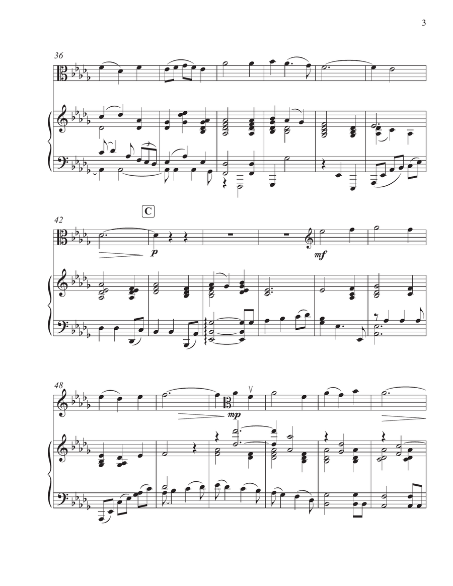 In Humility Our Savior (Jesus, Once of Humble Birth) Chamber Music scores gallery preview page 3