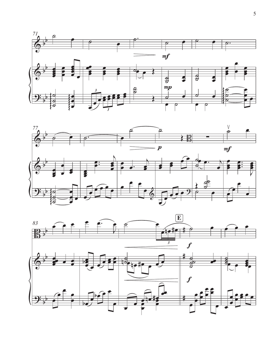 In Humility Our Savior (Jesus, Once of Humble Birth) Chamber Music scores gallery preview page 5