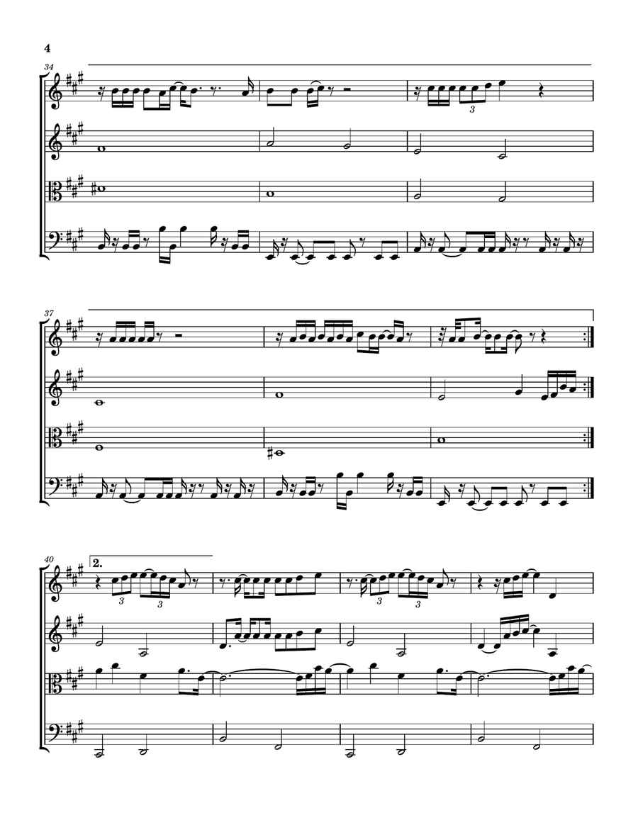 They Dance Alone (Cueca Solo) String Quartet scores gallery preview page 5