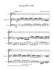 Bach's Sonata BWV 1032 for Woodwind Trio