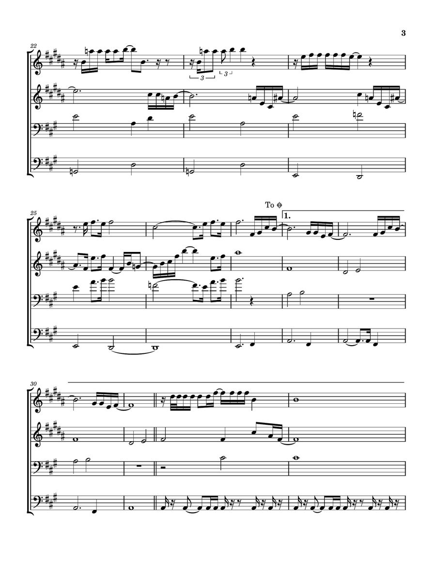 They Dance Alone (Cueca Solo) Brass Quartet scores gallery preview page 4