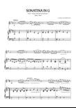 Beethoven: Sonatina in G, Anh. 5 No. 1 | violin sheet music w/ piano accompaniment