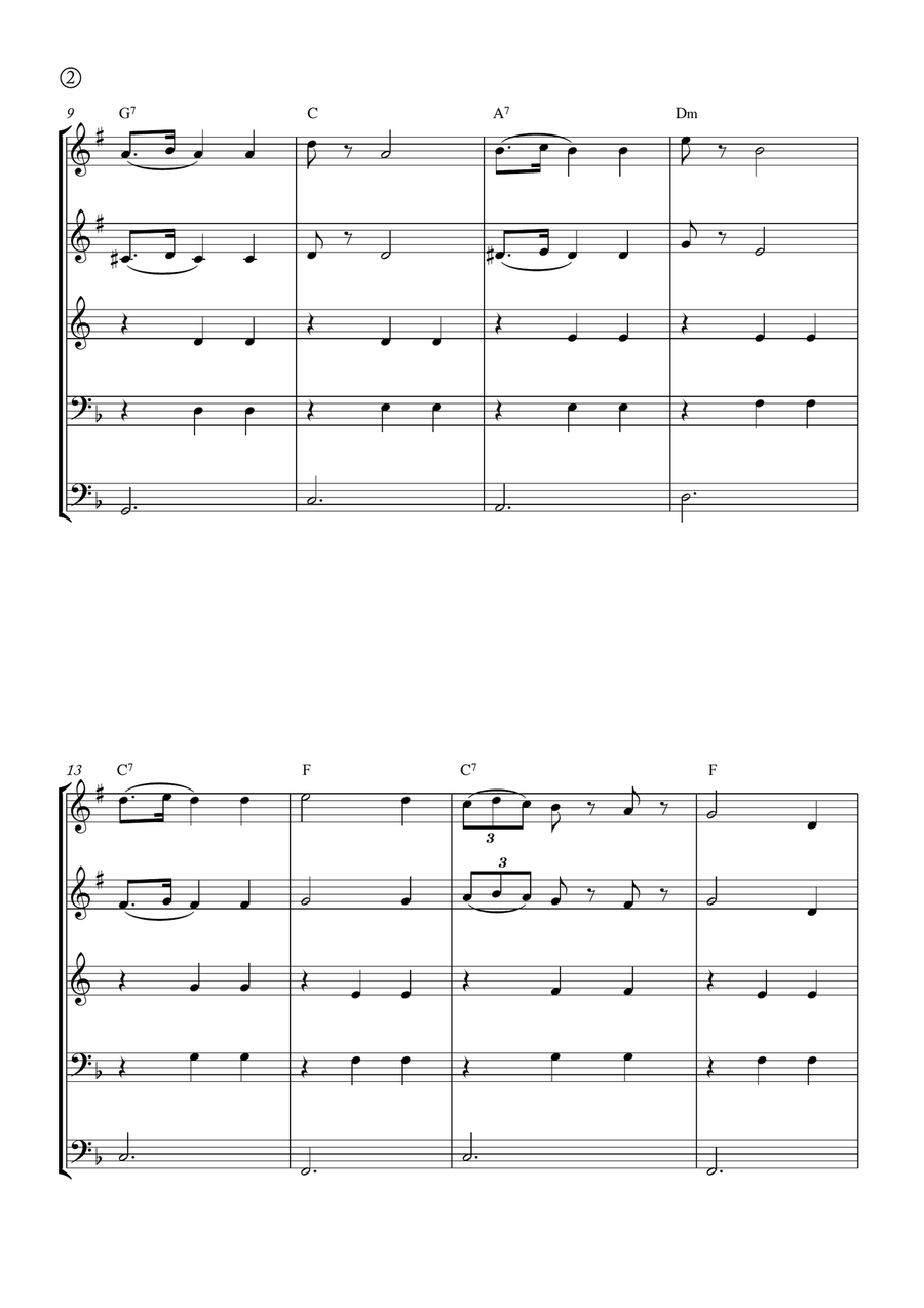 La Donna è Mobile La Donna è Mobile Brass Quintet scores gallery preview page 2