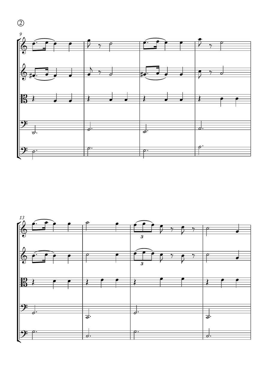 La Donna è Mobile La Donna è Mobile String Orchestra scores gallery preview page 2