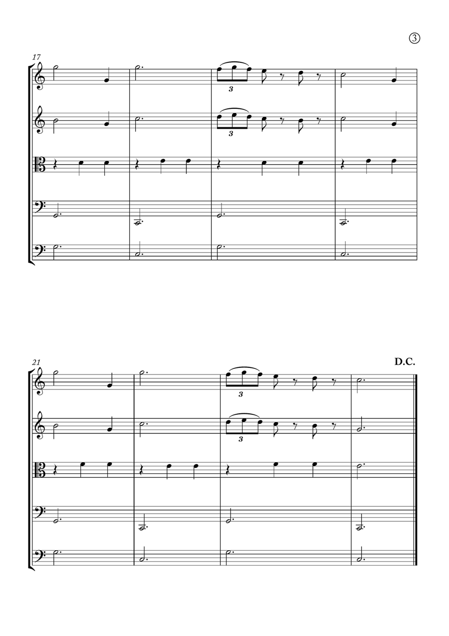 La Donna è Mobile La Donna è Mobile String Orchestra scores gallery preview page 3