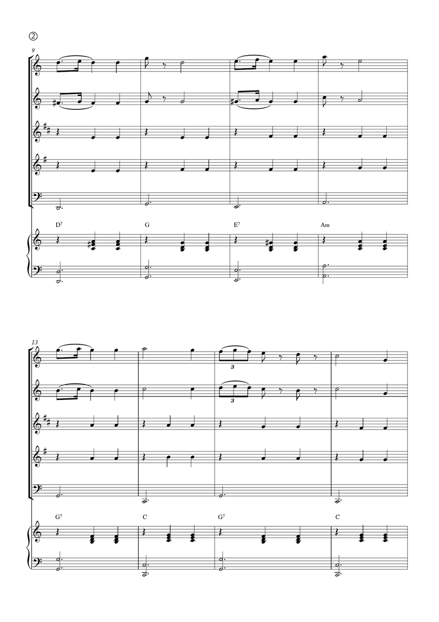 La Donna è Mobile La Donna è Mobile Woodwind Quintet scores gallery preview page 2