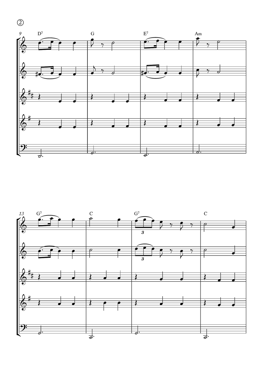 La Donna è Mobile La Donna è Mobile Woodwind Quintet scores gallery preview page 2