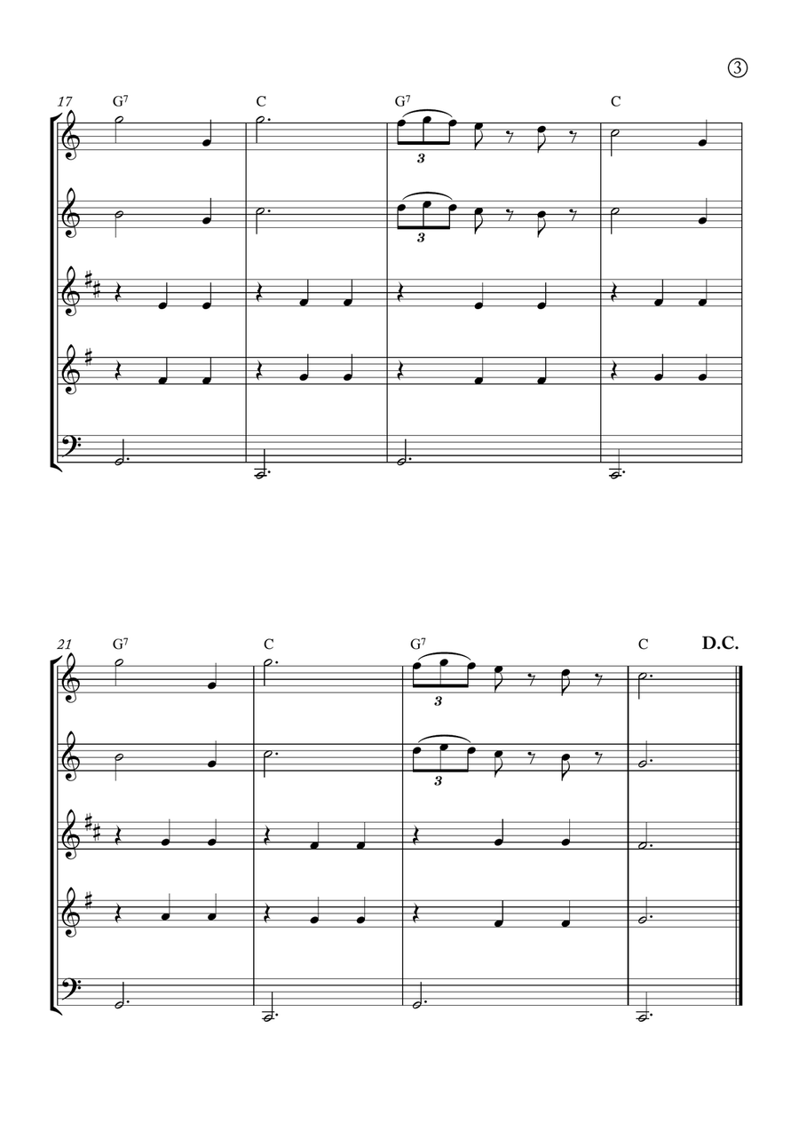 La Donna è Mobile La Donna è Mobile Woodwind Quintet scores gallery preview page 3