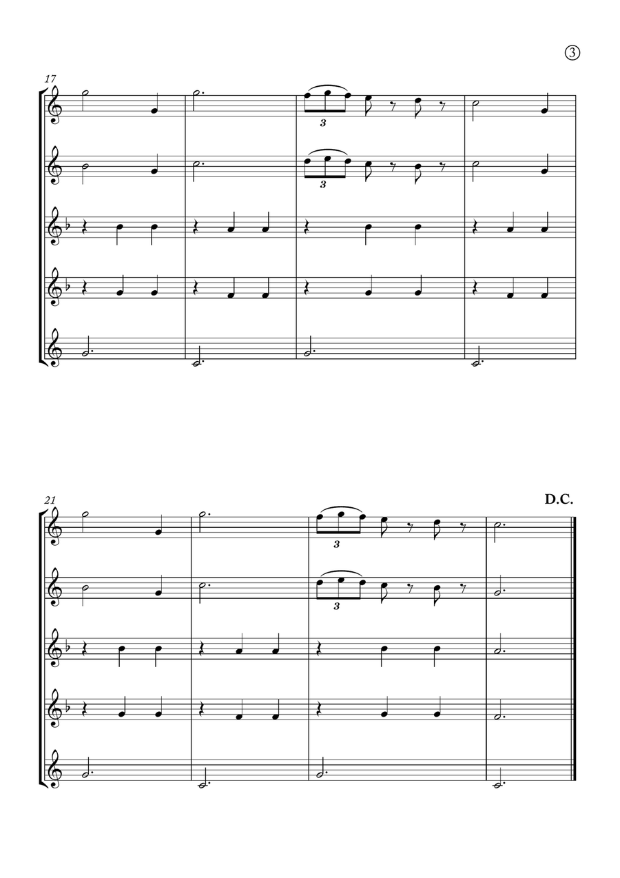 La Donna è Mobile La Donna è Mobile Saxophone Quintet scores gallery preview page 3