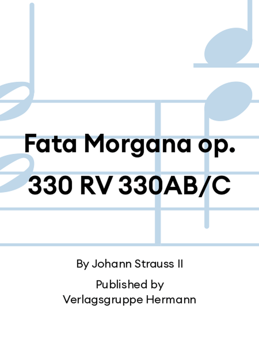 Fata Morgana op. 330 RV 330AB/C Chamber Orchestra scores gallery preview page 1