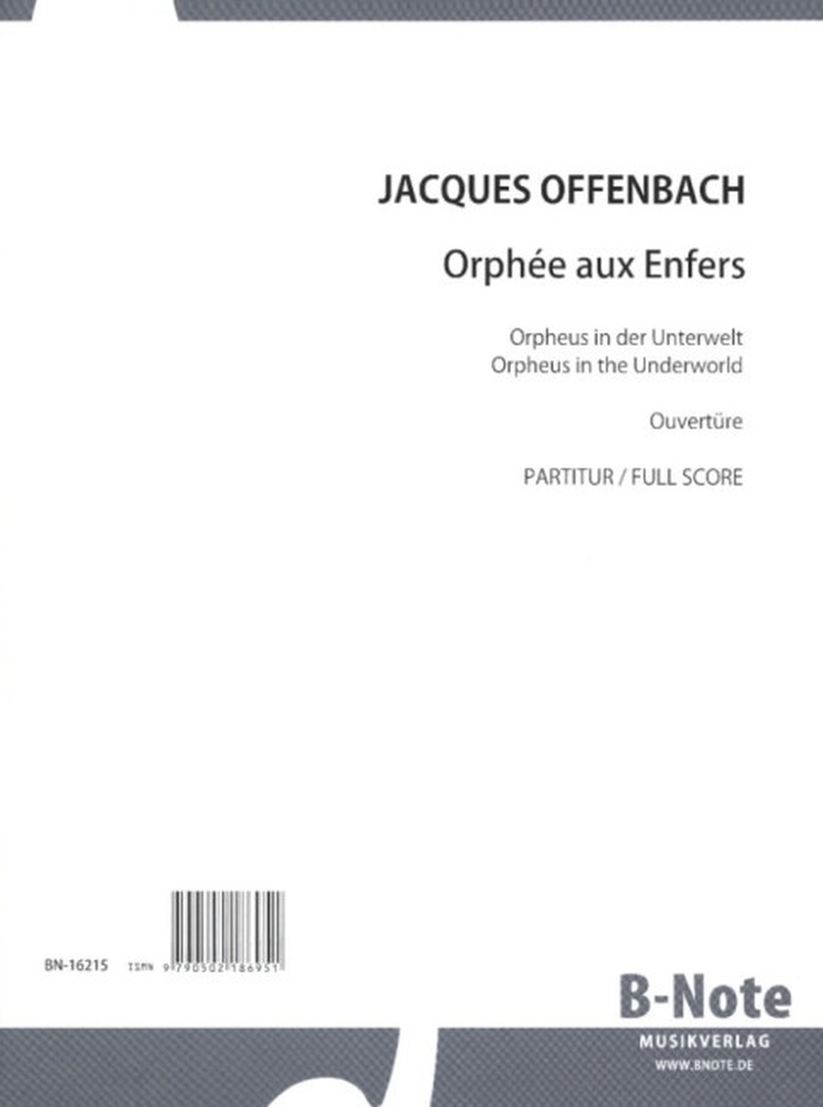 Orpheus in the Underworld Orchestra scores gallery preview page 1