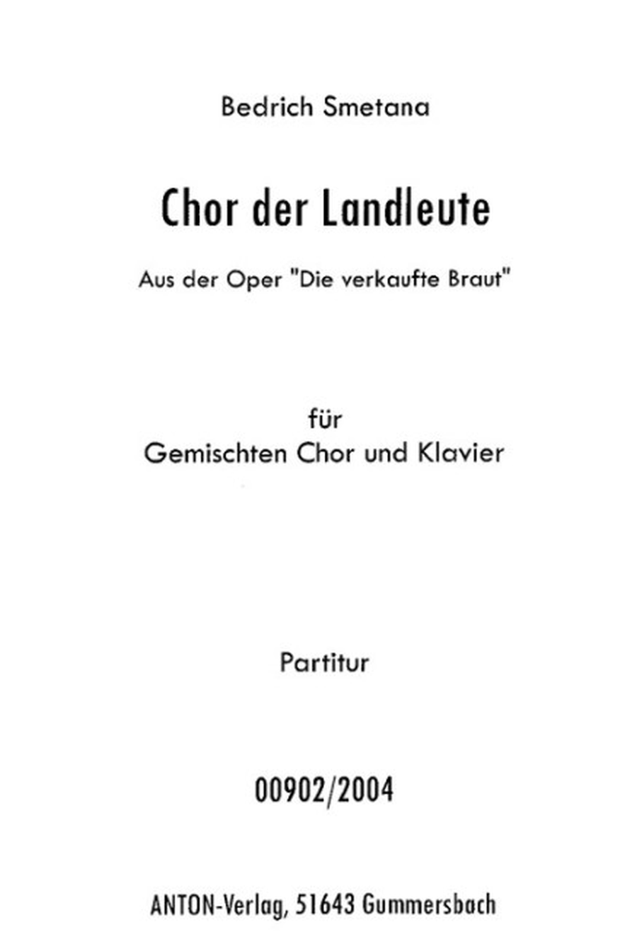 Chor der Landleute Chor der Landleute 4-Part scores gallery preview page 1