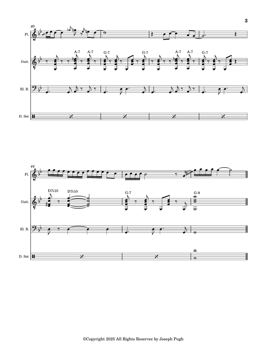 Let Her Go Let Her Go Jazz Ensemble scores gallery preview page 3