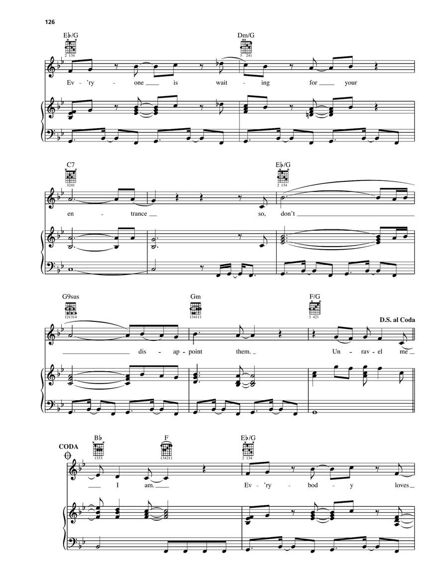 Black & White Black & White Piano, Vocal, Guitar scores gallery preview page 5