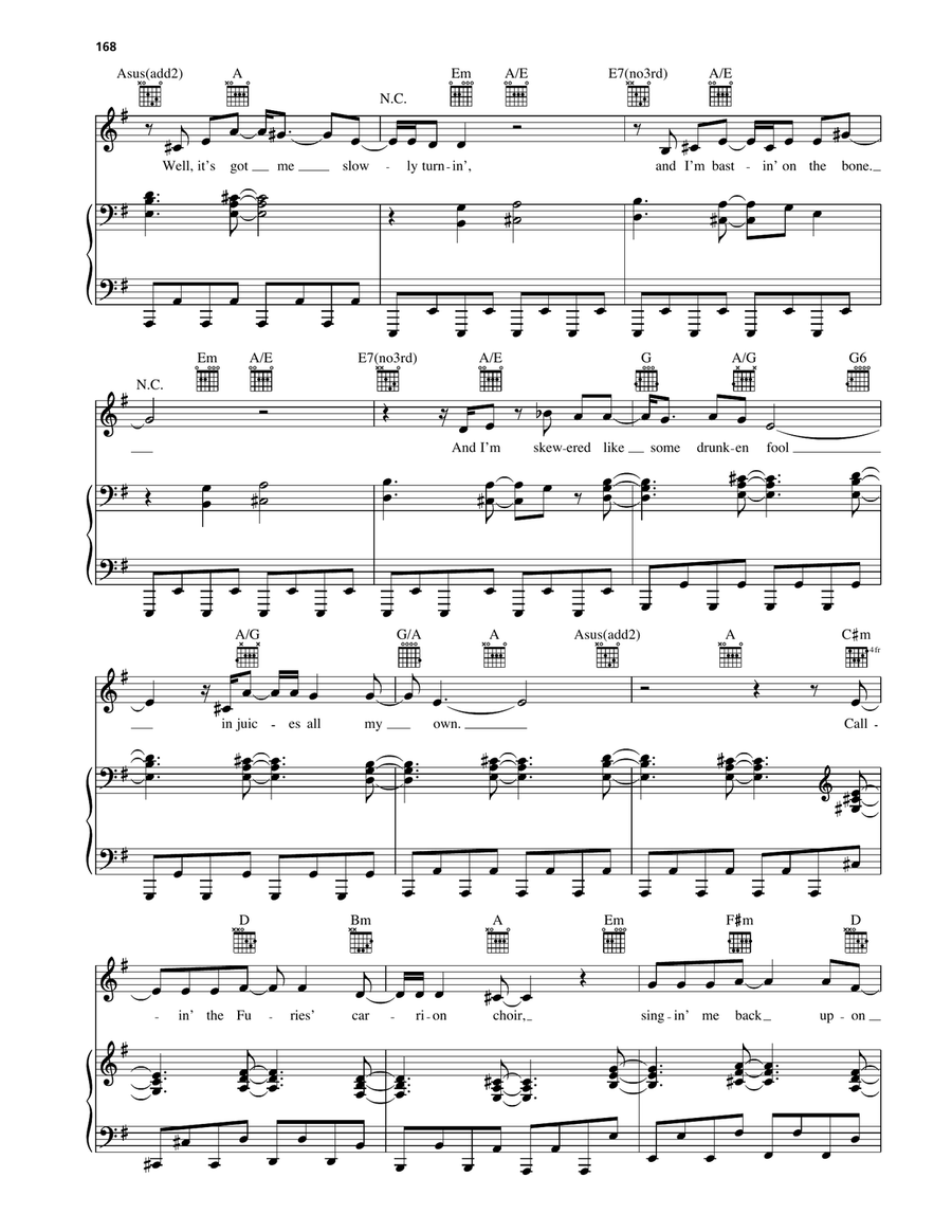 Spit Of Love Spit Of Love Piano, Vocal, Guitar scores gallery preview page 4