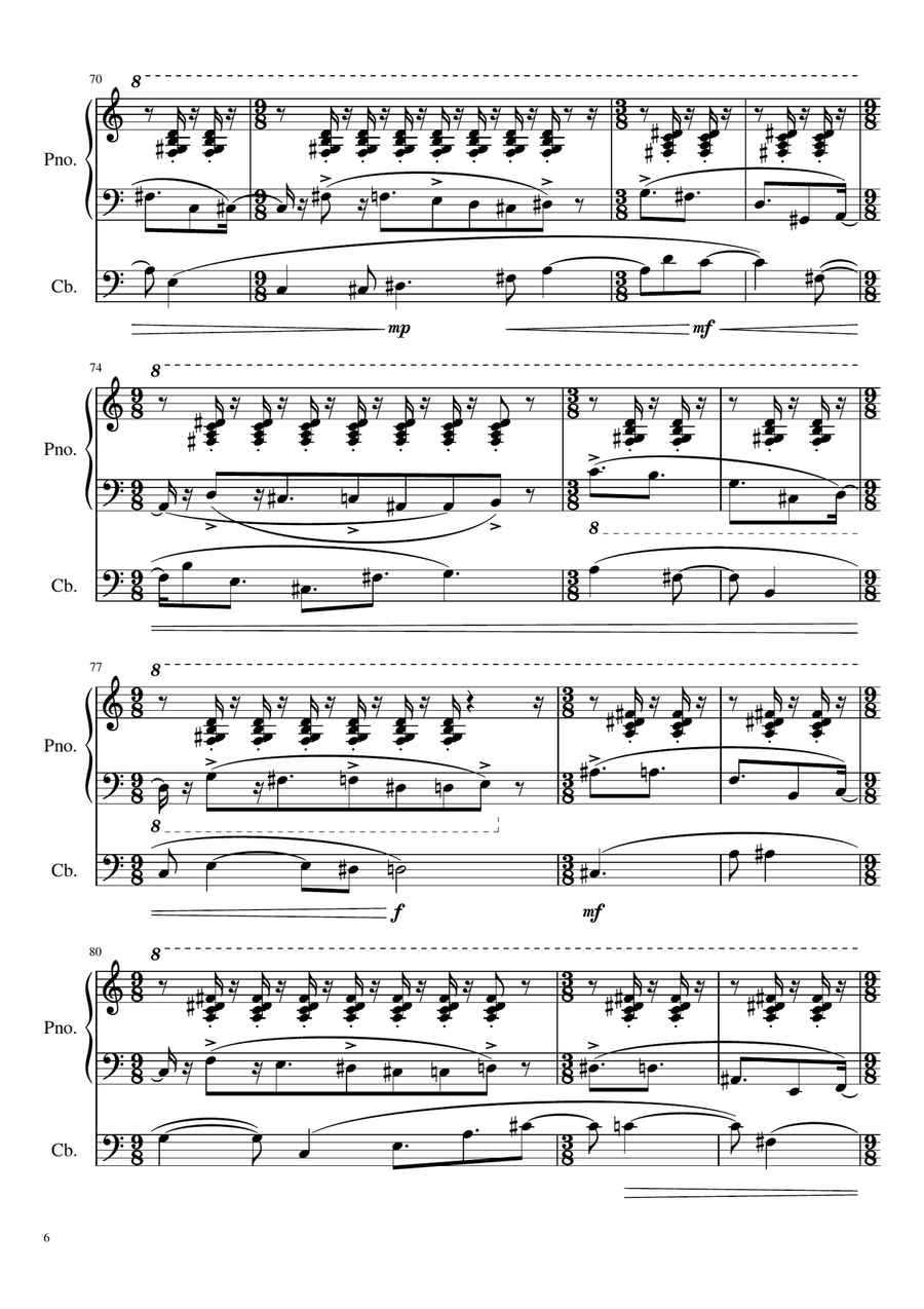 I've Got Places To Be I've Got Places To Be Double Bass scores gallery preview page 6