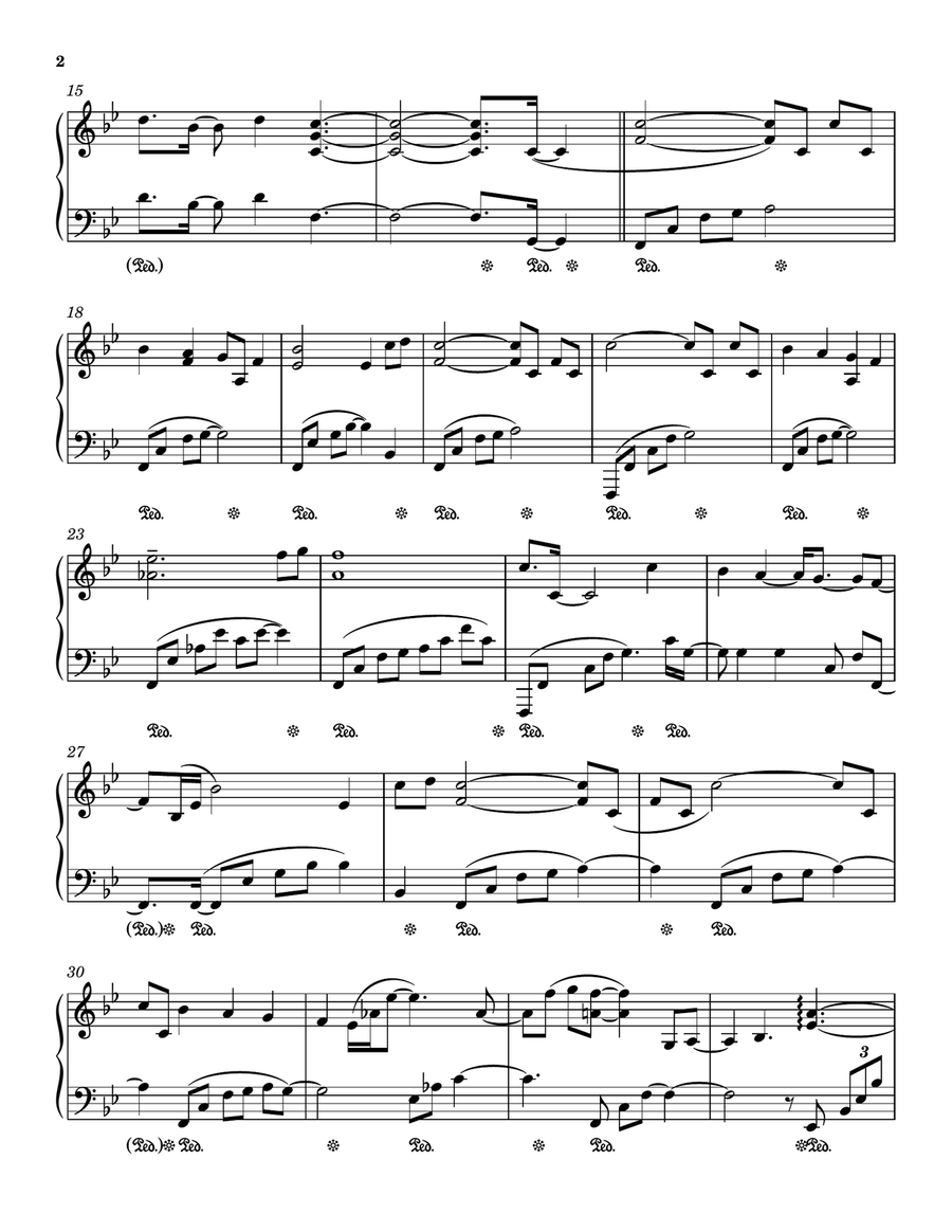 Battlestar Galactica Battlestar Galactica Piano Solo scores gallery preview page 2