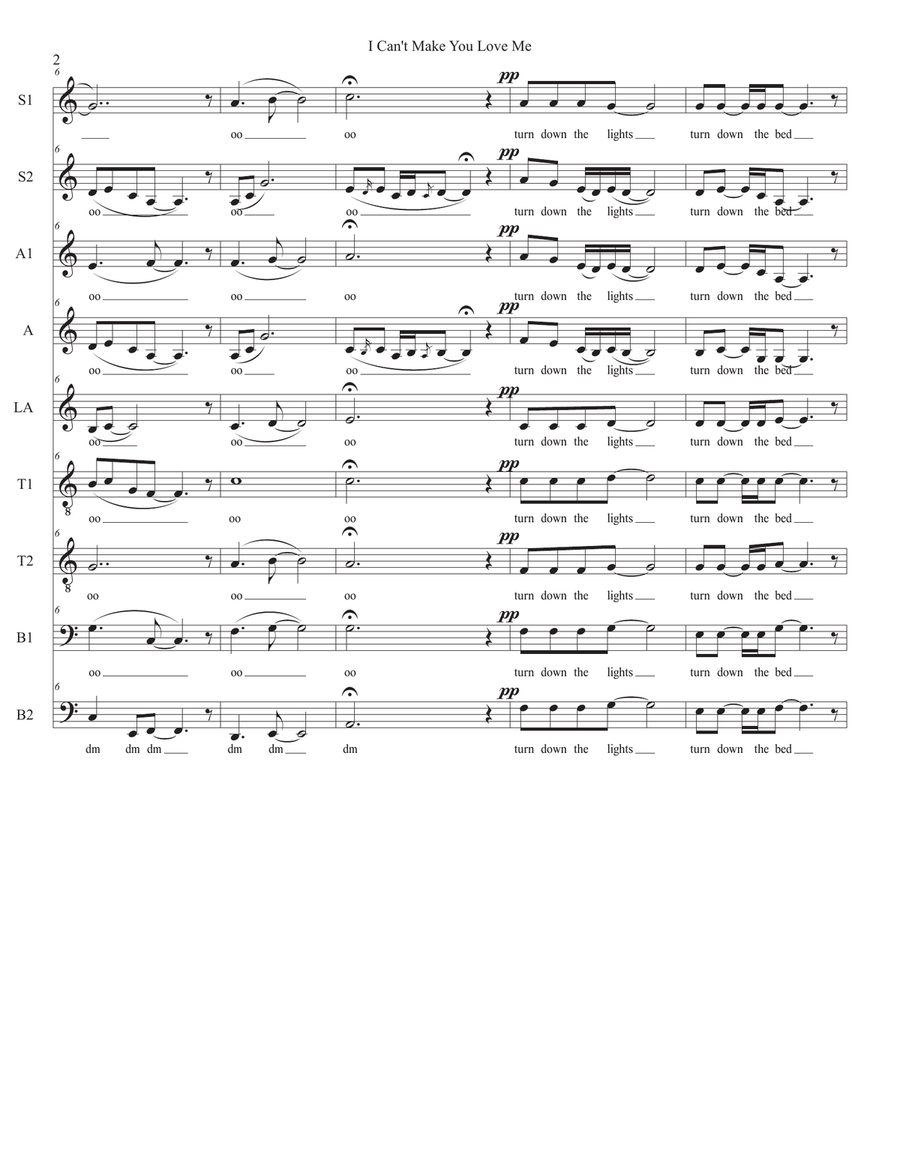 I Can't Make You Love Me I Can't Make You Love Me Divisi scores gallery preview page 2