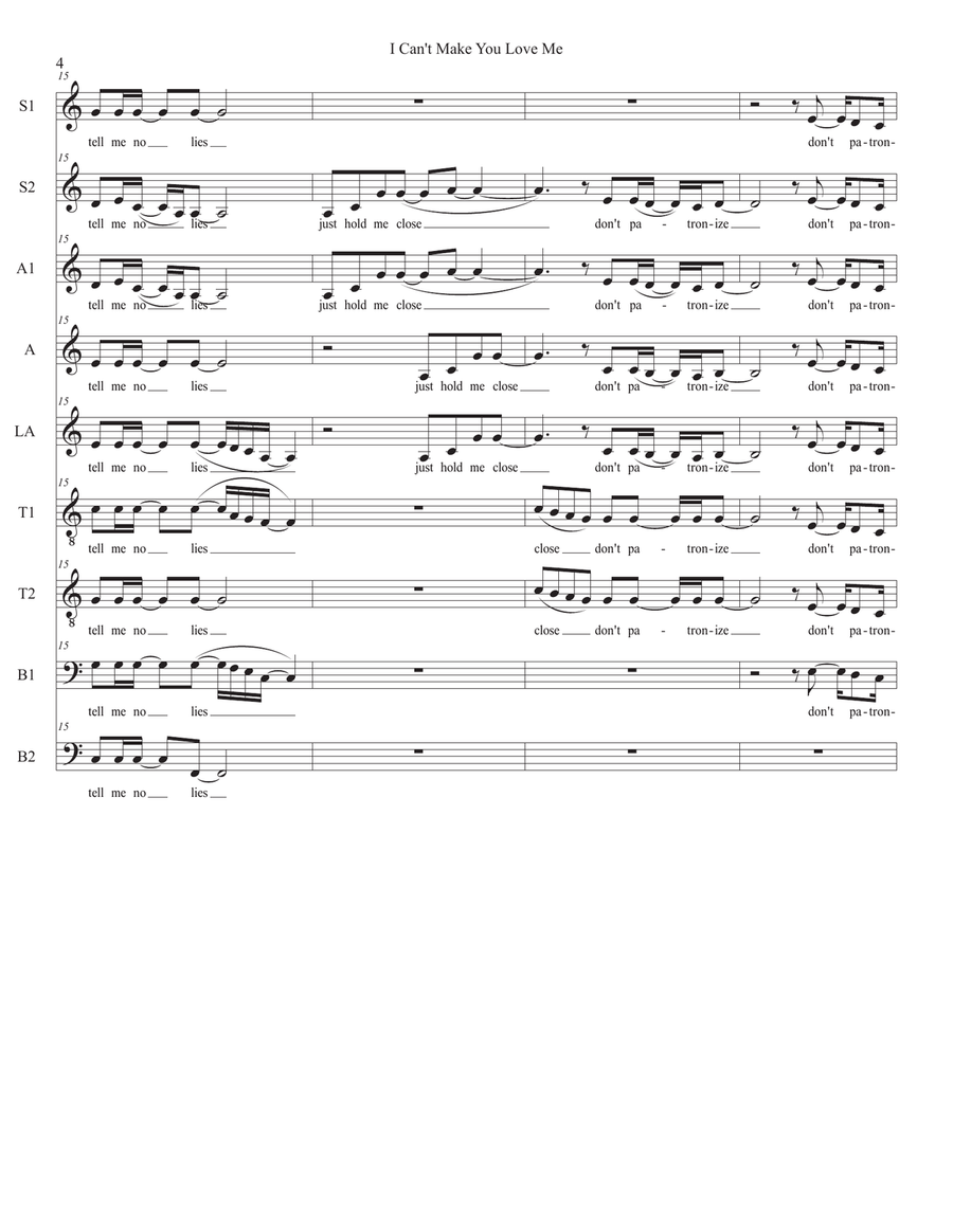 I Can't Make You Love Me I Can't Make You Love Me Divisi scores gallery preview page 4