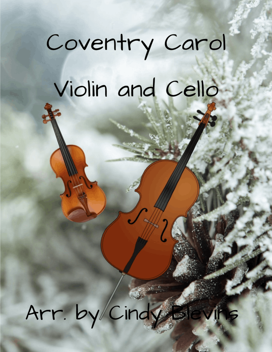 Coventry Carol, for Violin and Cello String Duet scores gallery preview page 1