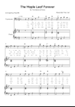 The Maple Leaf Forever - Trombone & Piano in Bb Major With Chords & Lyrics
