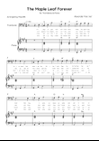 The Maple Leaf Forever - Trombone & Piano in A Major With Chords & Lyrics