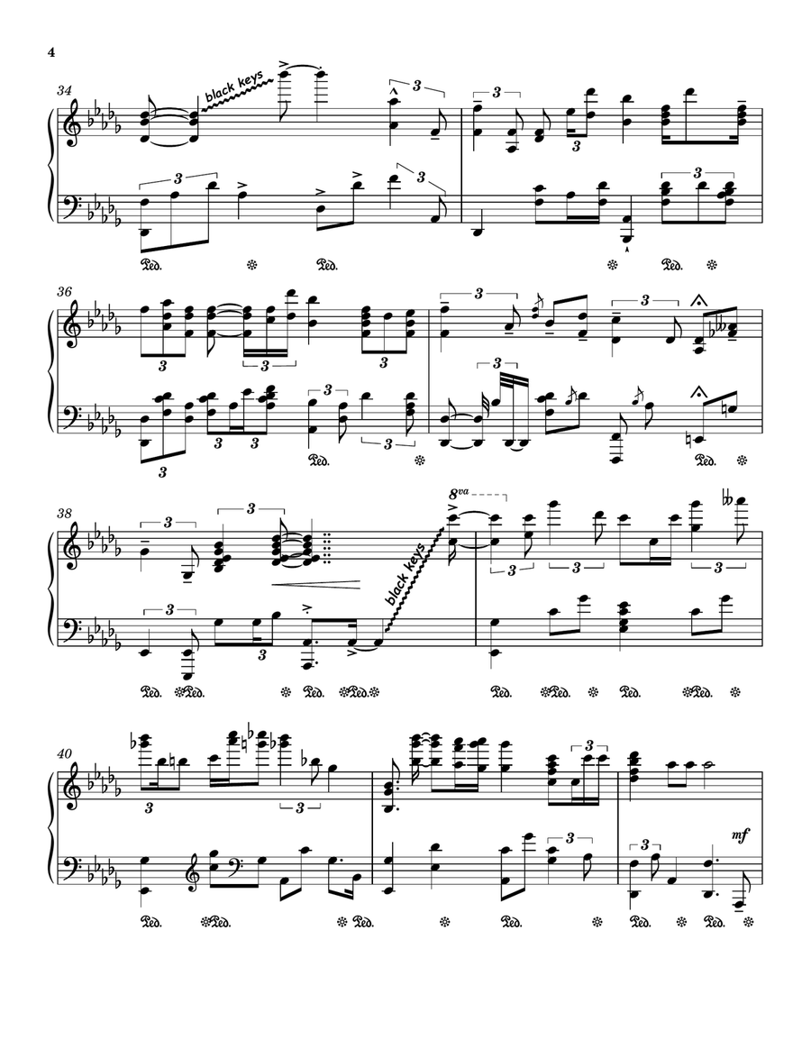 To Each His Own To Each His Own Piano Solo scores gallery preview page 4