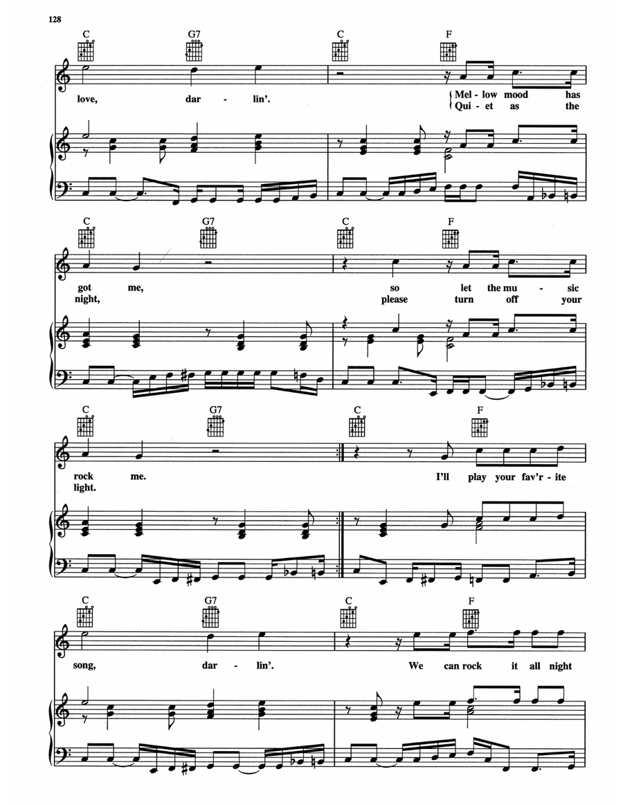 Mellow Mood Mellow Mood Piano, Vocal, Guitar scores gallery preview page 2