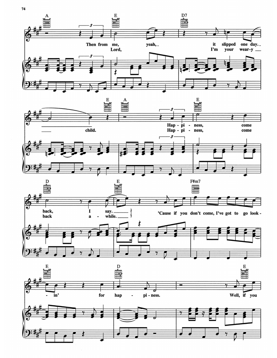 I'm Hurting Inside I'm Hurting Inside Piano, Vocal, Guitar scores gallery preview page 2