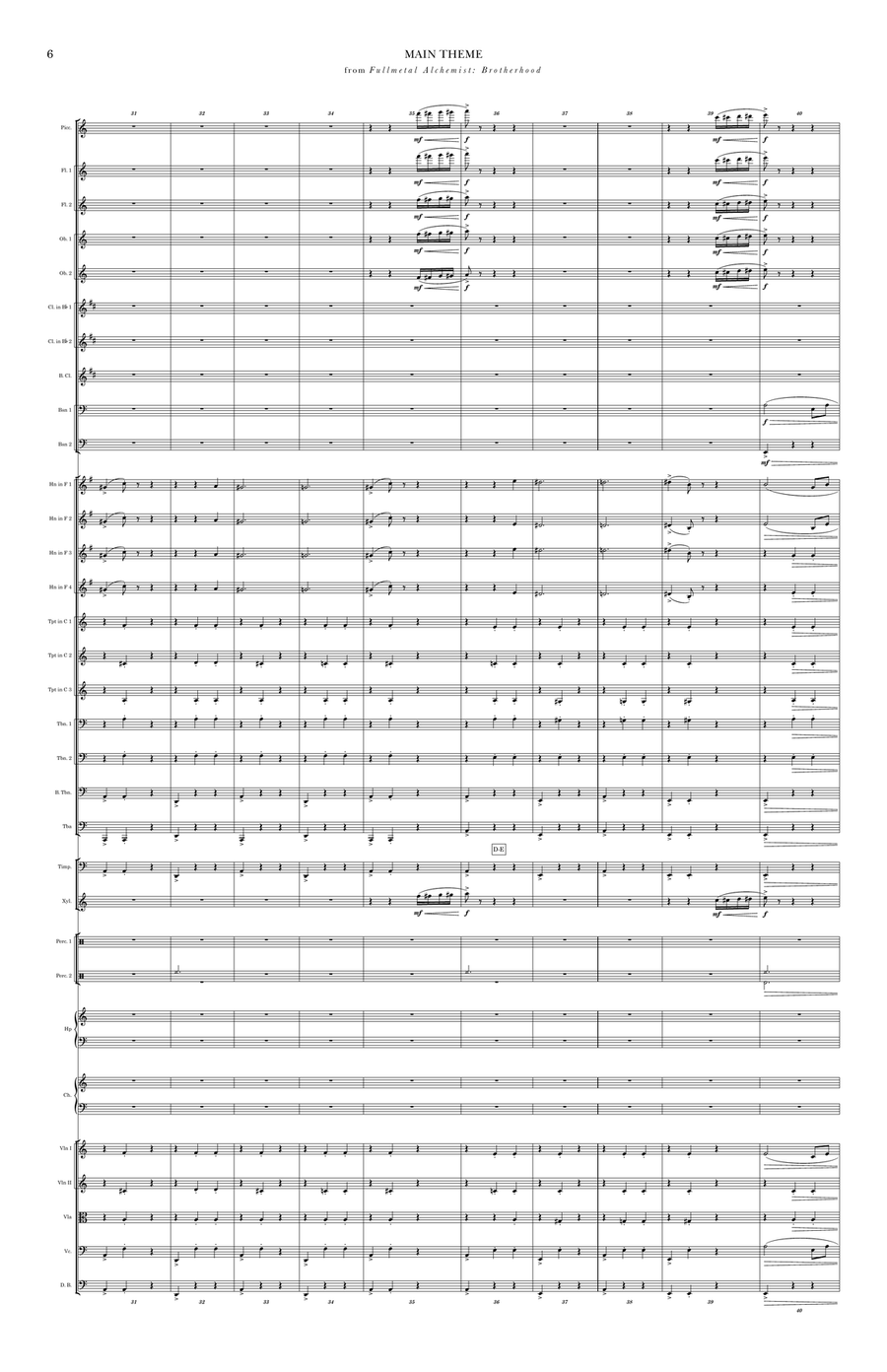 Fullmetal Alchemist Ost Fullmetal Alchemist Ost Full Orchestra scores gallery preview page 6