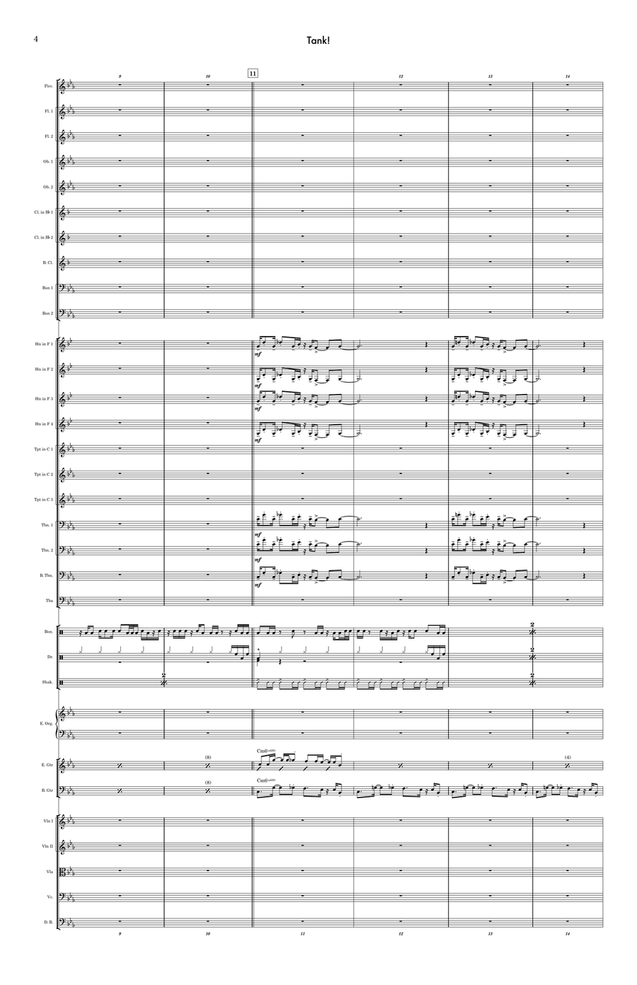 Tank! Tank! Full Orchestra scores gallery preview page 4