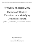 Theme and Thirteen Variations on a Melody by Domenico Scarlatti