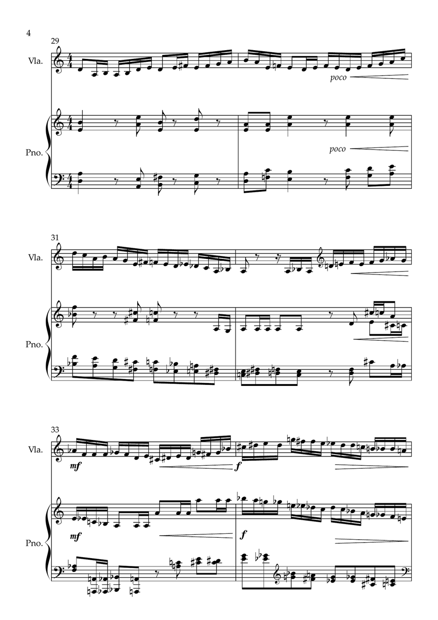 Viola Fantasy Op 73 - Solo Viola plus Piano Reduction part. Chamber Music scores gallery preview page 6