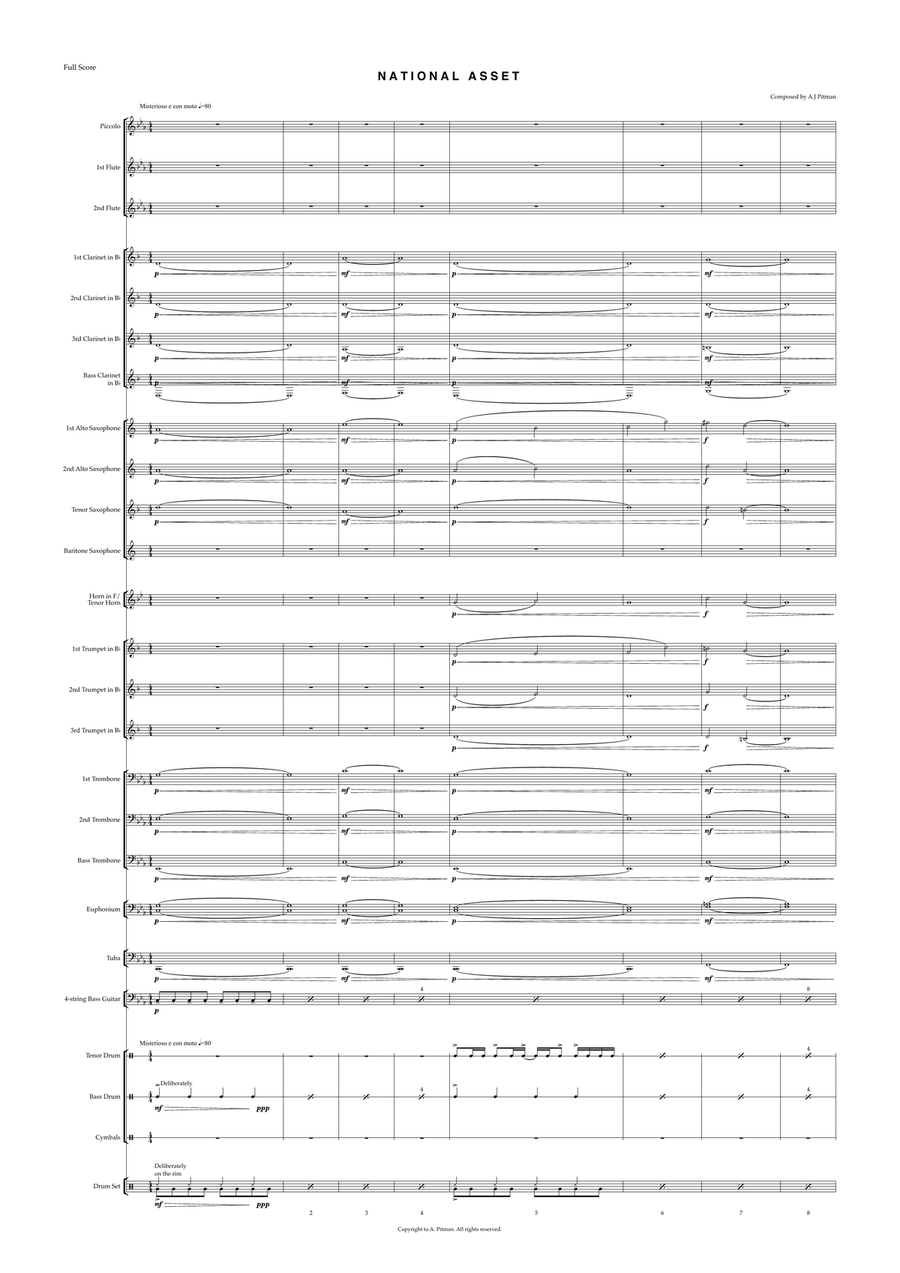 National Asset Concert Band scores gallery preview page 3