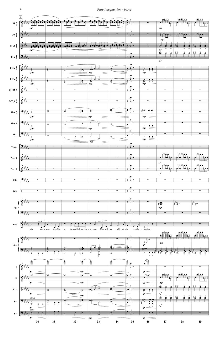 Pure Imagination Pure Imagination Full Orchestra scores gallery preview page 4
