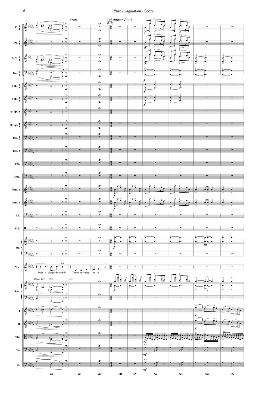 Pure Imagination Pure Imagination Full Orchestra scores gallery preview page 6