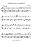 Good Christian Friends, Rejoice (IN DULCI JUBILO) - new age piano