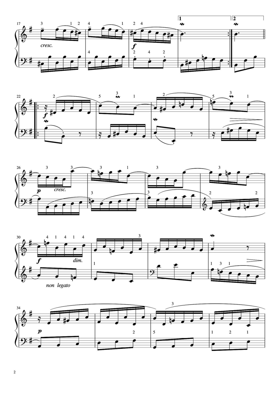 Prelude and Fugue No.18 - Johann Sebastian Bach by Johann Sebastian Bach Piano Solo - Digital Sheet Music page 2