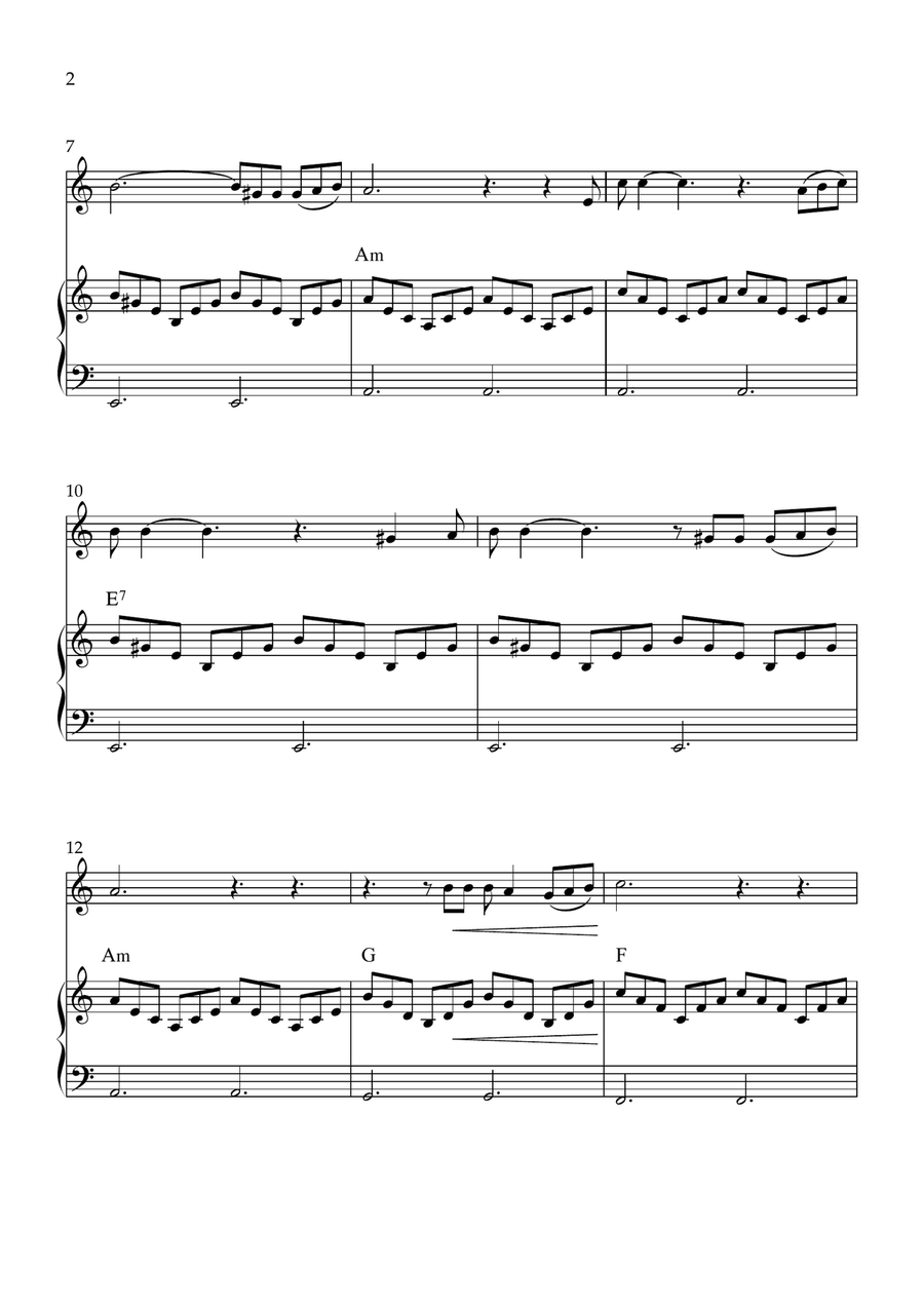 Strangers In The Shadows Strangers In The Shadows Piano scores gallery preview page 2