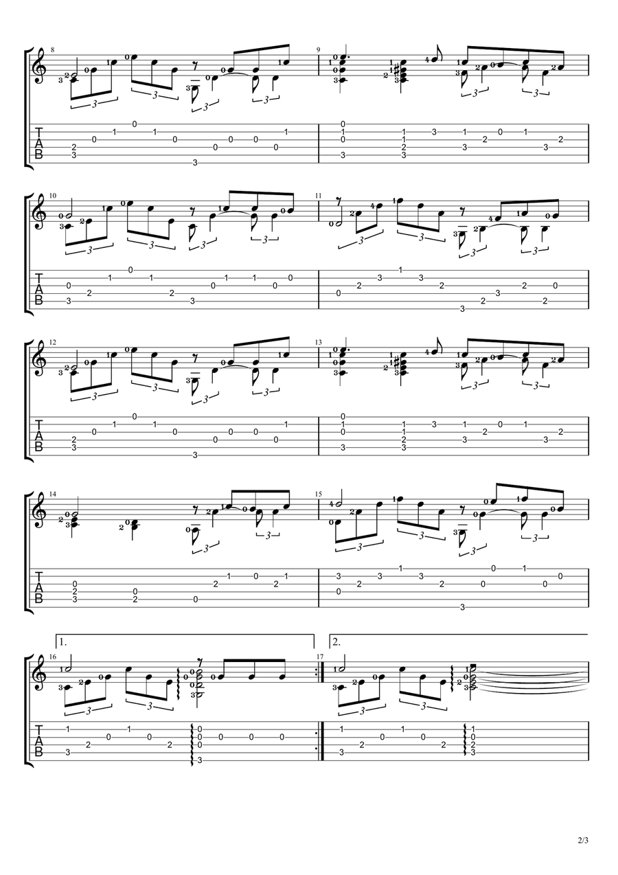 How Great Thou Art How Great Thou Art Acoustic Guitar scores gallery preview page 2