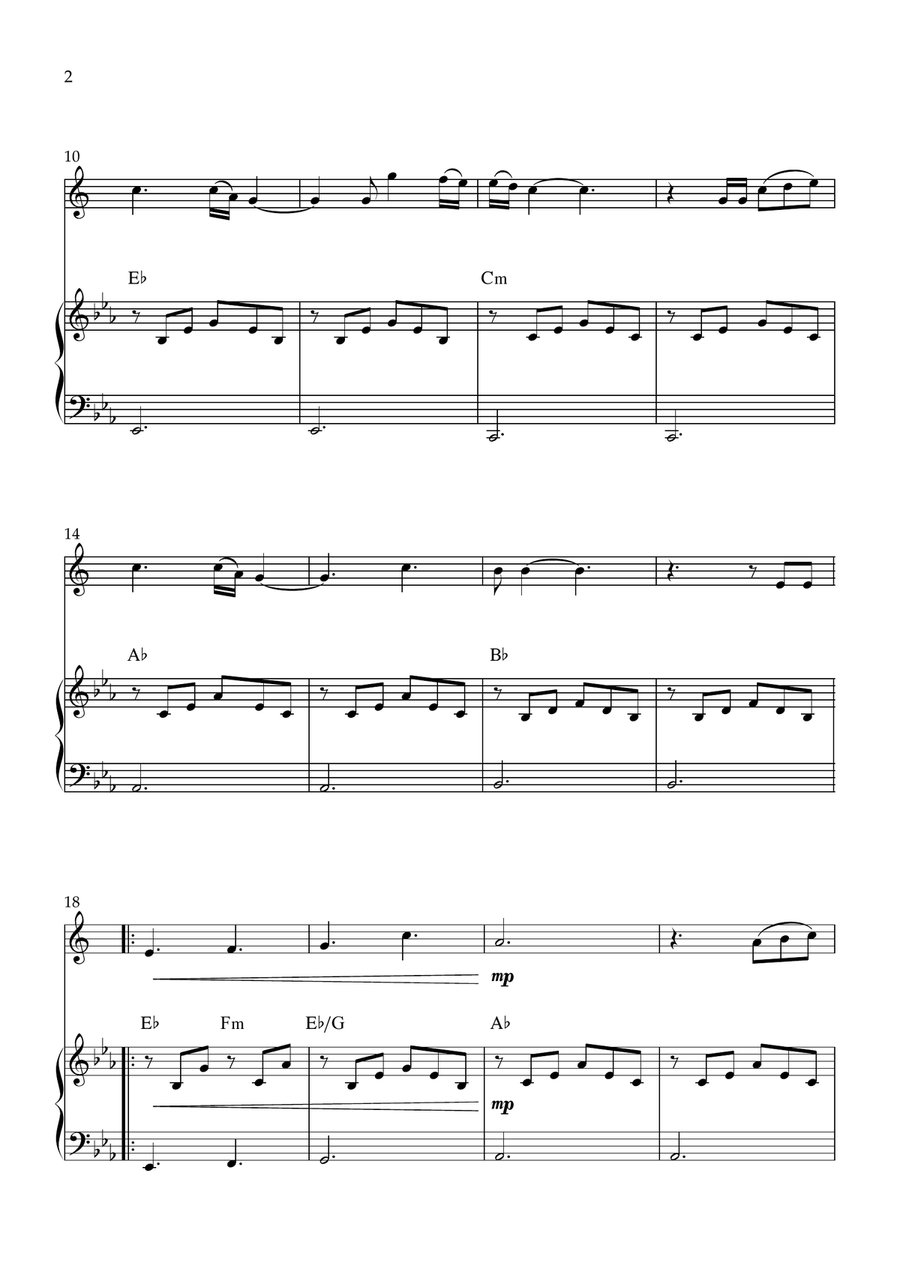 Alles Von Mir Alles Von Mir Baritone Saxophone scores gallery preview page 2