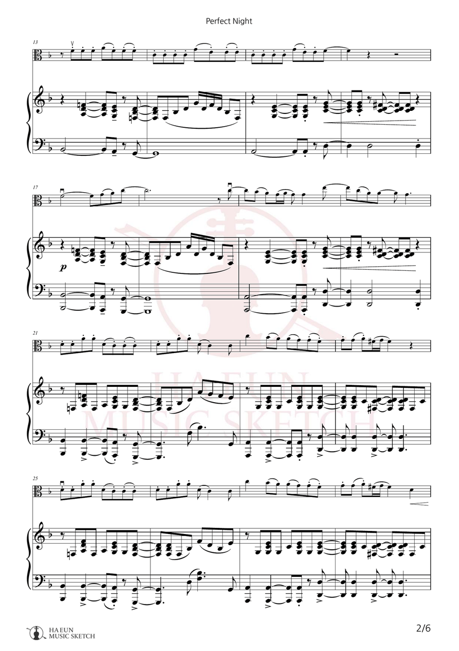 Perfect Night Chamber Music scores gallery preview page 2