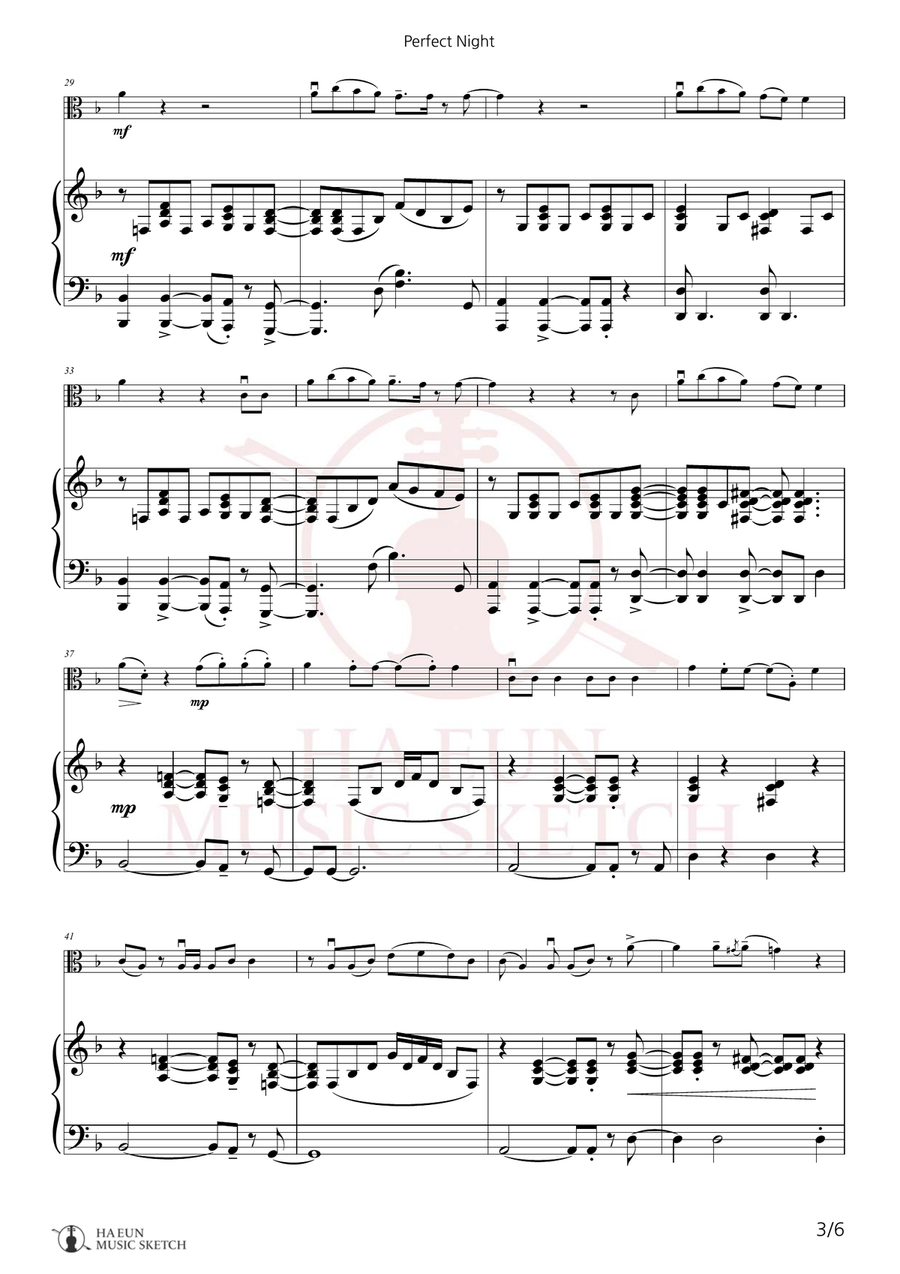 Perfect Night Chamber Music scores gallery preview page 3
